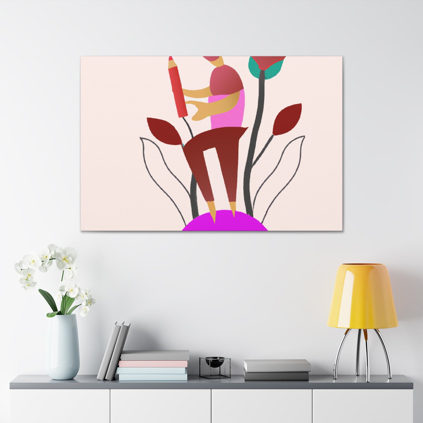 Zen Leaf - Minimalism - Canvas