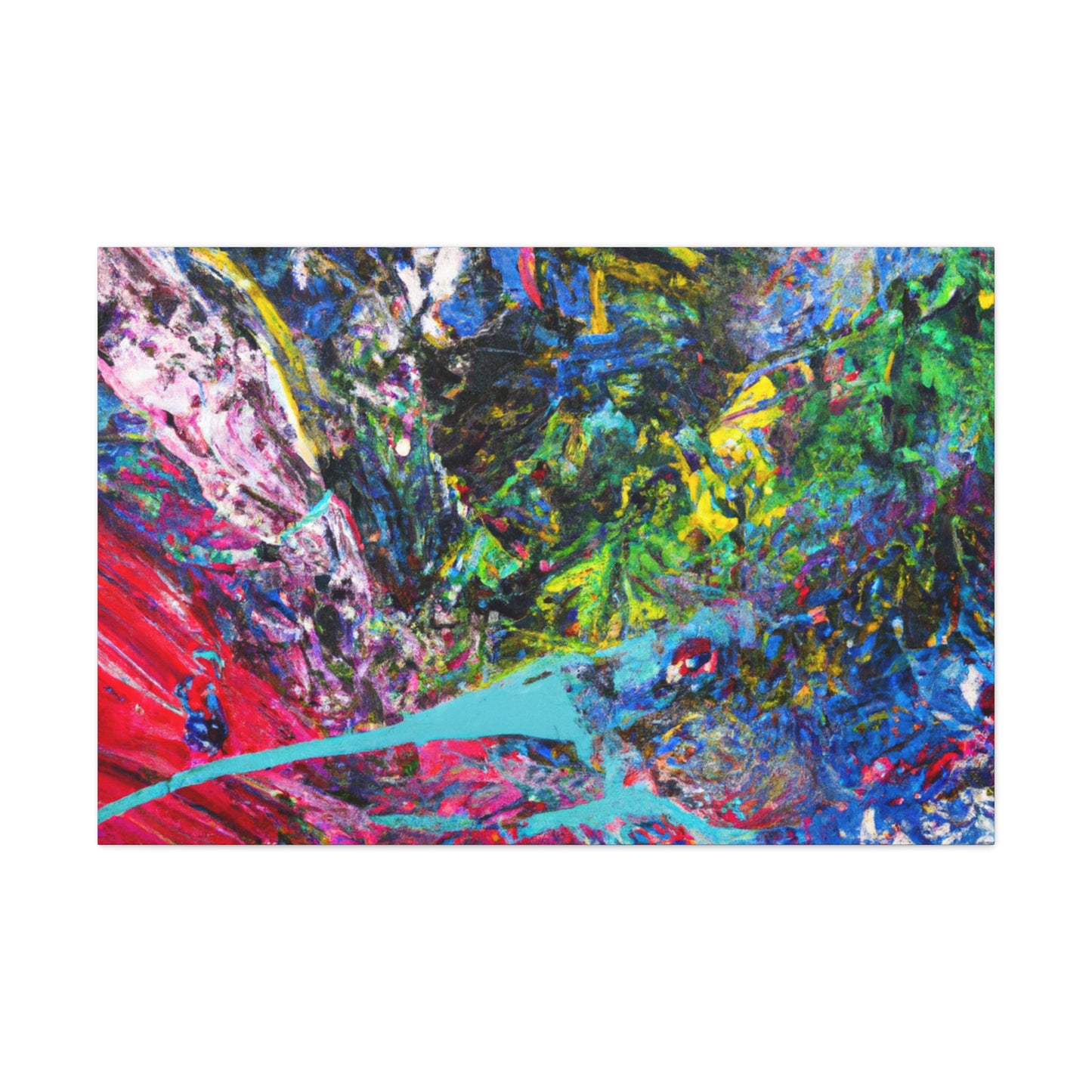 'Happy Family Reunion' - Abstract Canvas