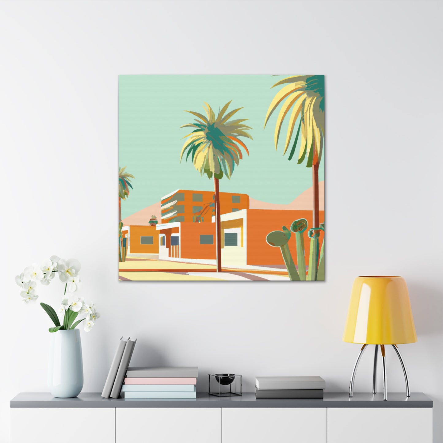 Sahara Splendor - Architectural - Canvas