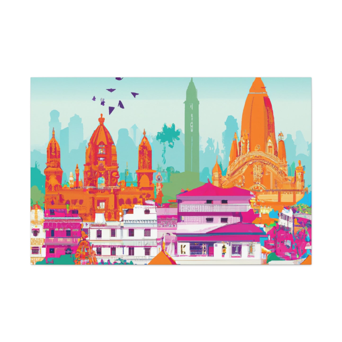 Taj Mahal - Destination India - Canvas