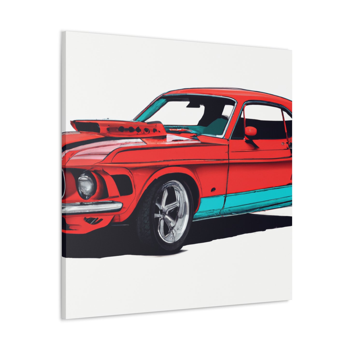 Backfire Beast - Automobile - Canvas