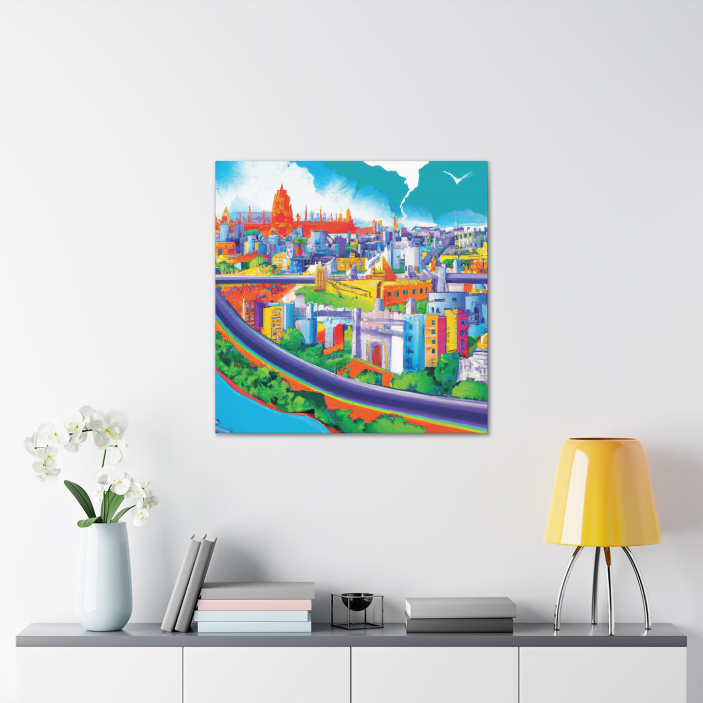 Kaleidoscope of Colors - Destination India - Canvas