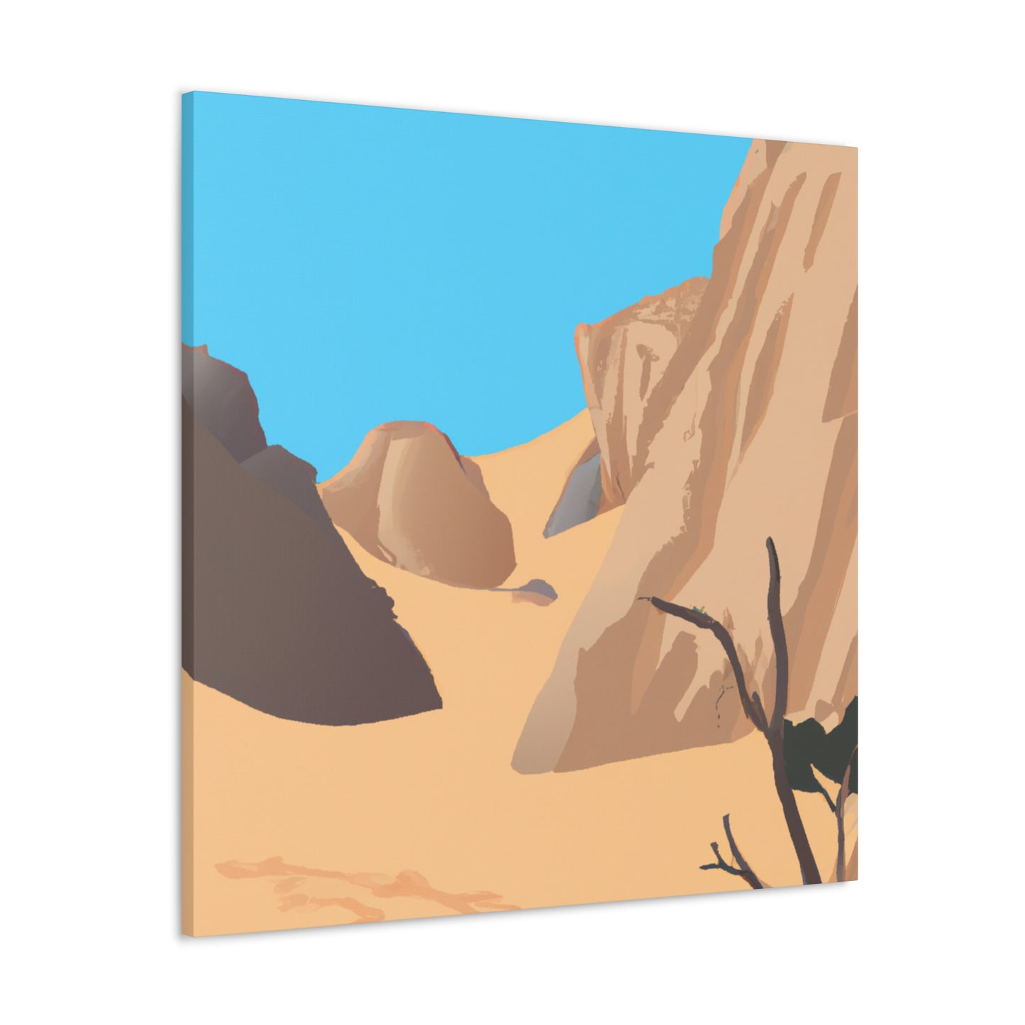 Sandy Oasis - Landscape - Canvas
