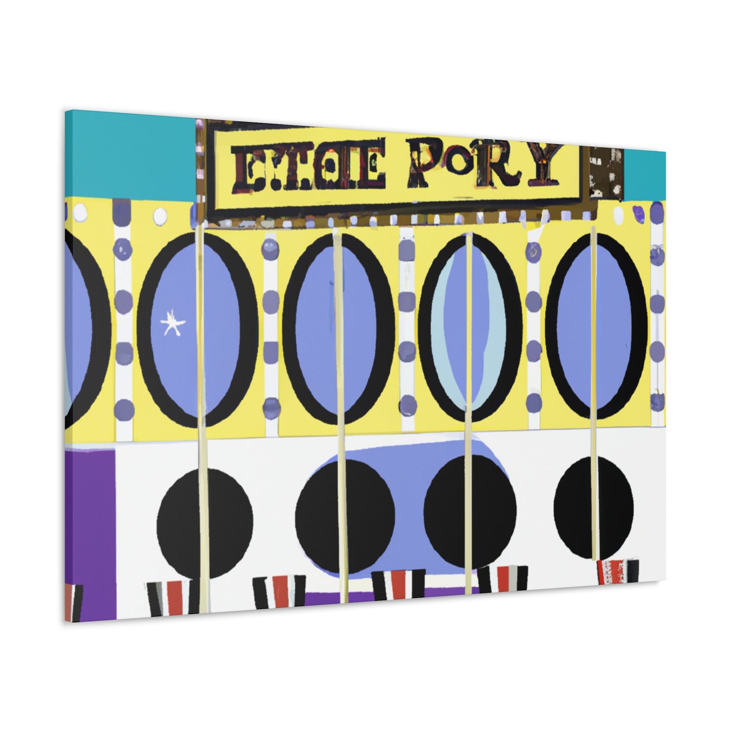 Kwik-Peep Mirror Shop. - Canvas - Pop Art