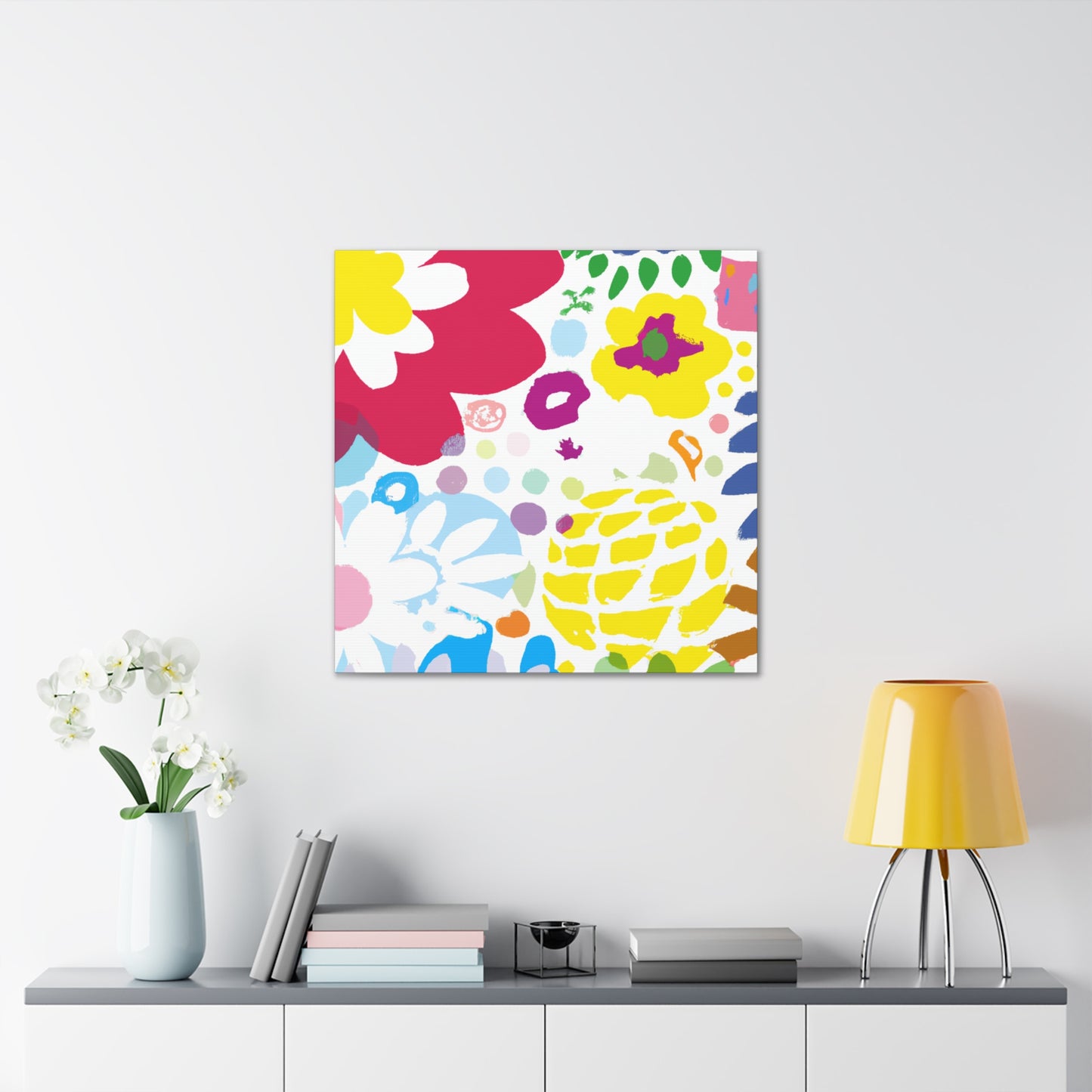 "The Blooming Garden of Glory" - Floral Canvas