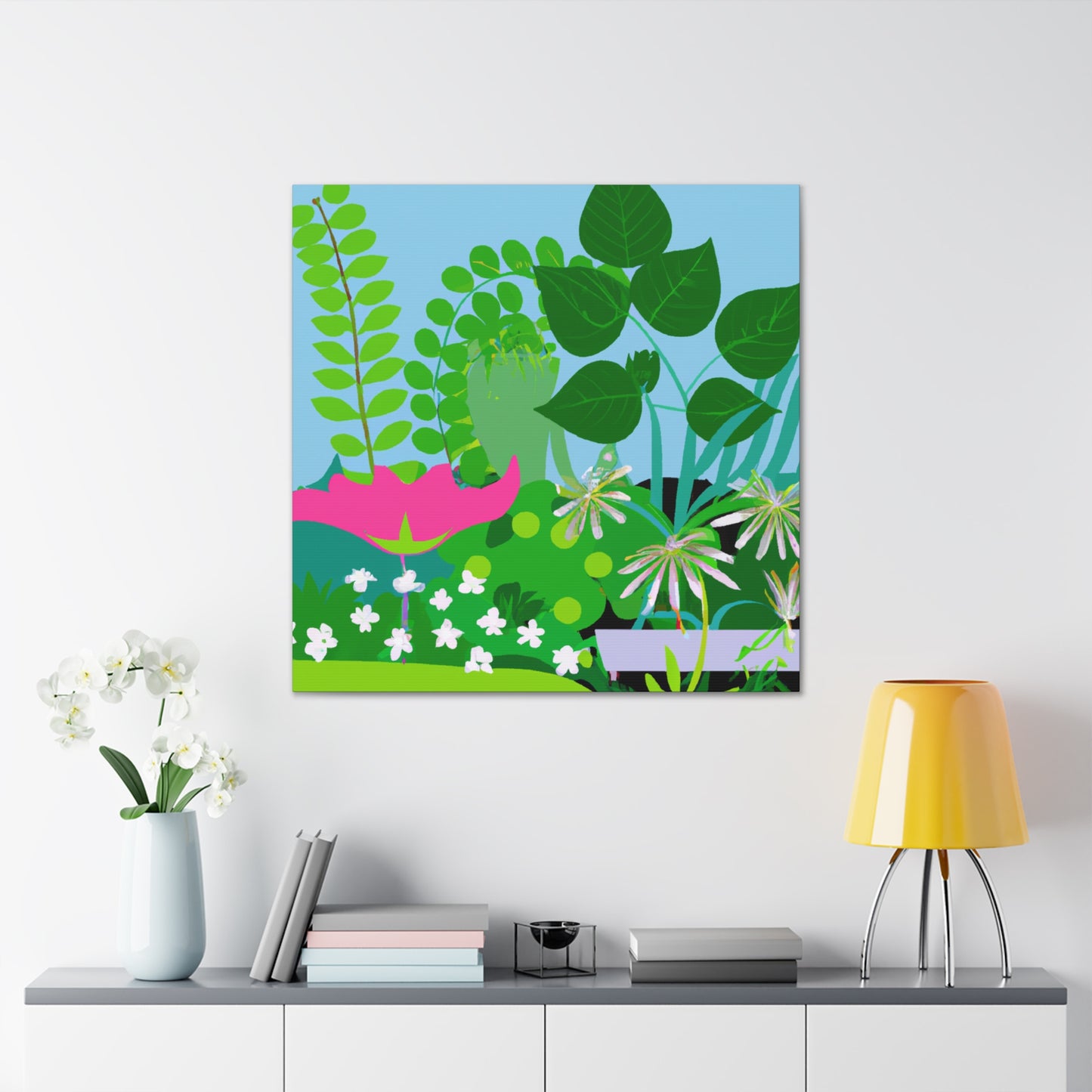 Gardenia Oasis - Landscape - Canvas