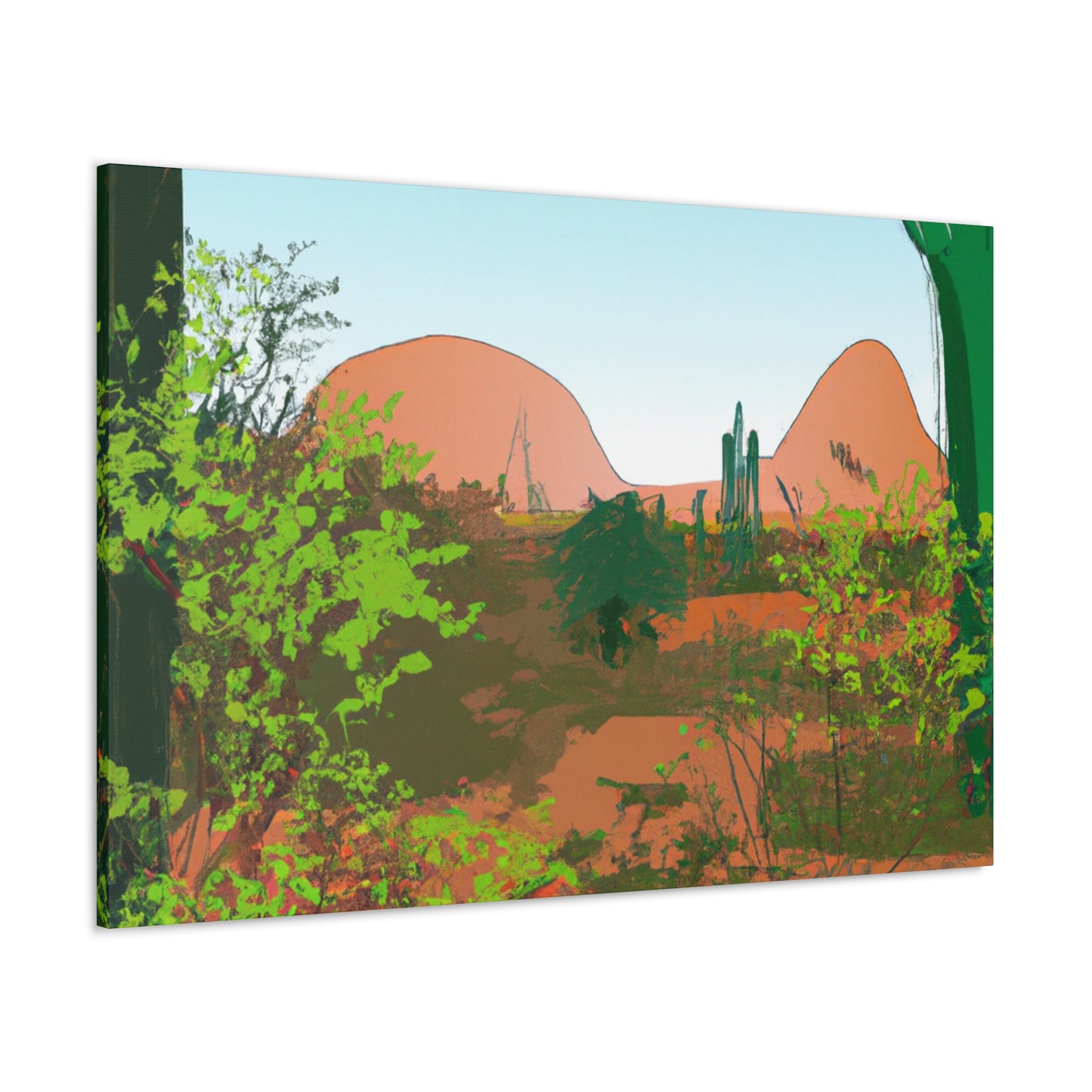 Sandy Oasis - Landscape - Canvas