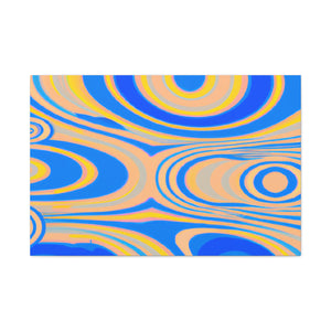 Aqua Flesh - Abstract - Canvas