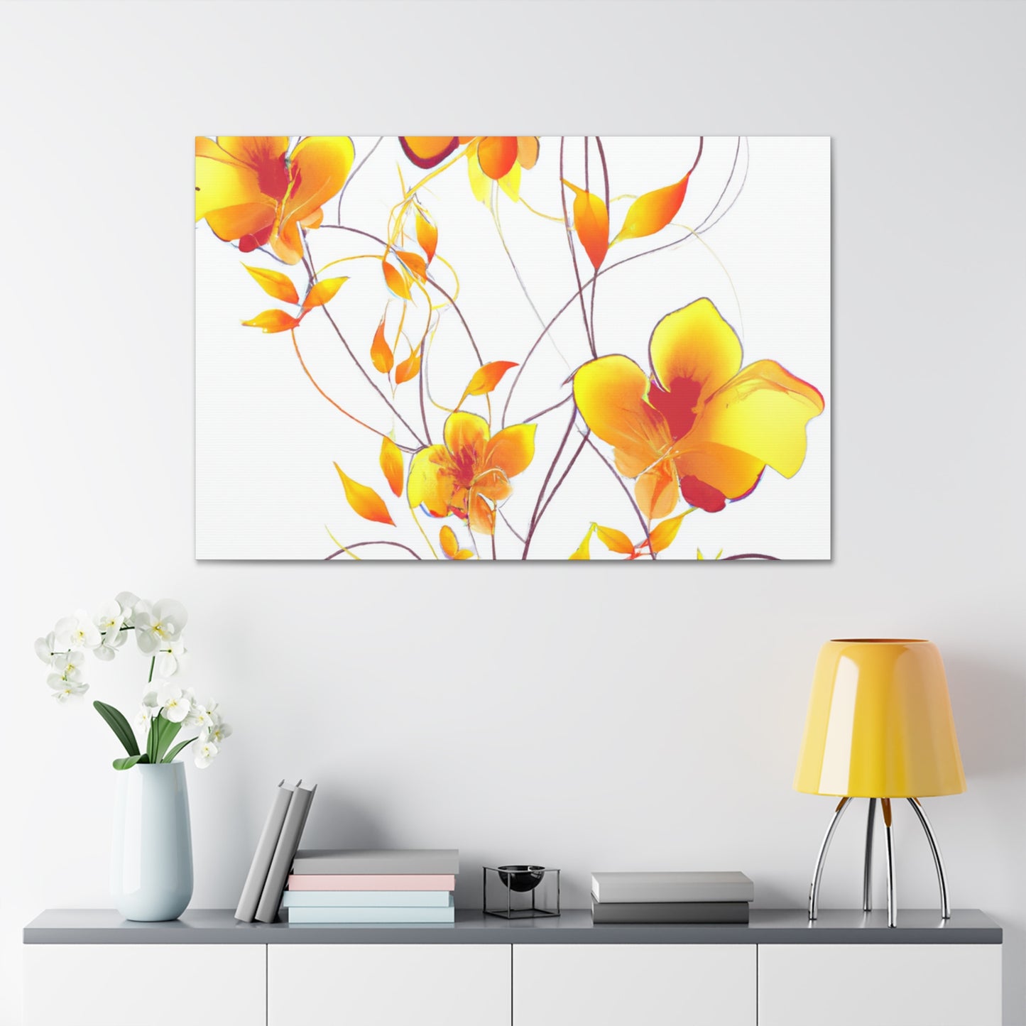 Sunshiney - Floral - Canvas