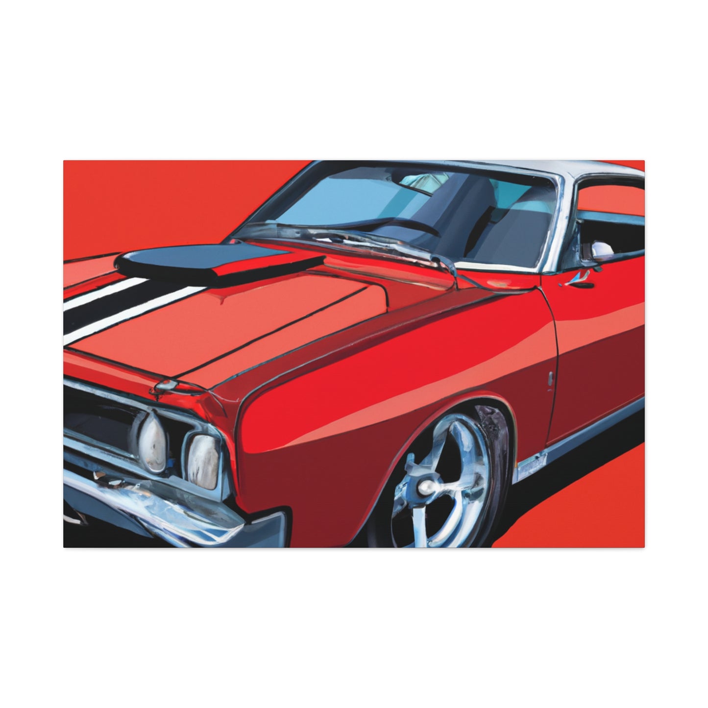 Steel Streak - Automobile - Canvas