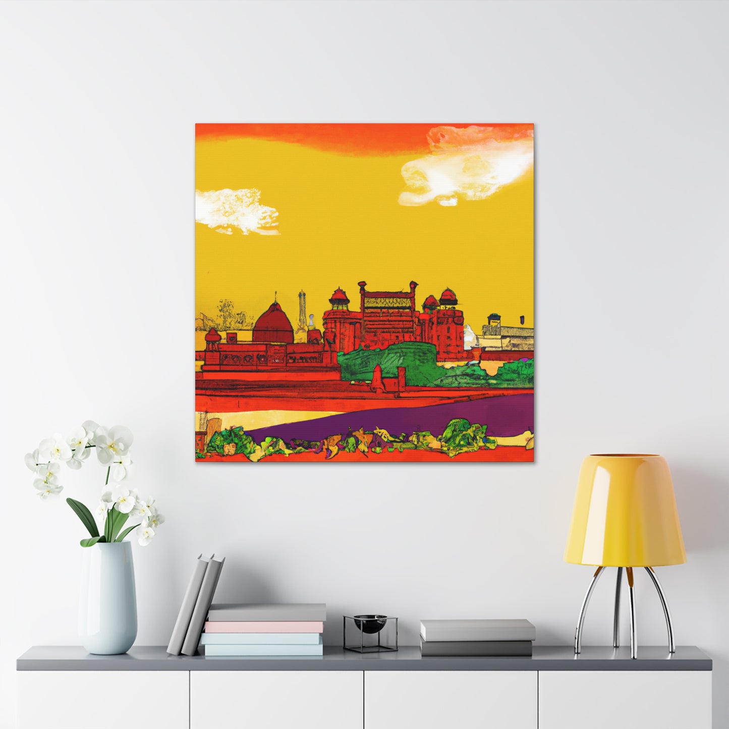 Kashmir Shores - Destination India - Canvas