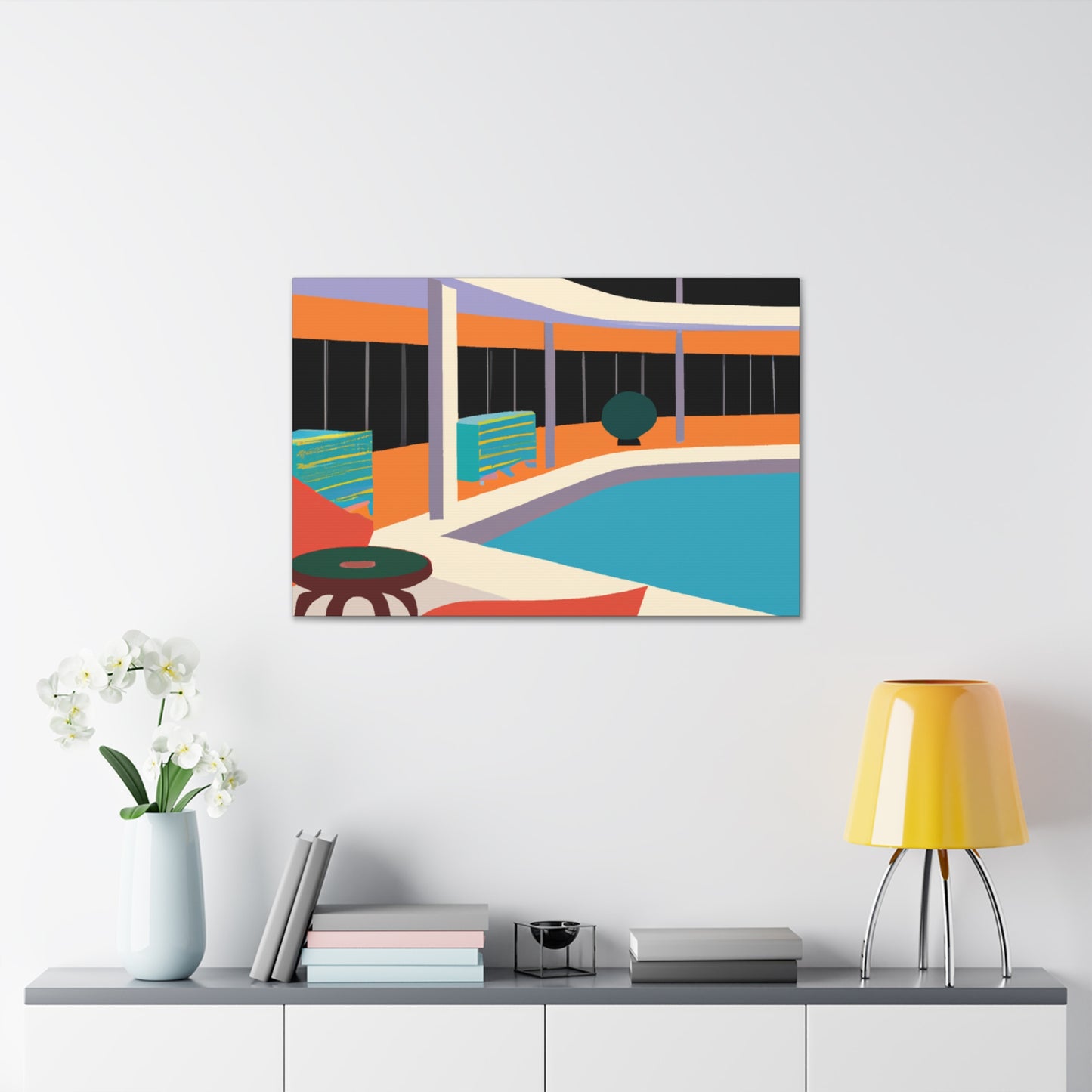 Abstract Allure- Midcentury - Canvas