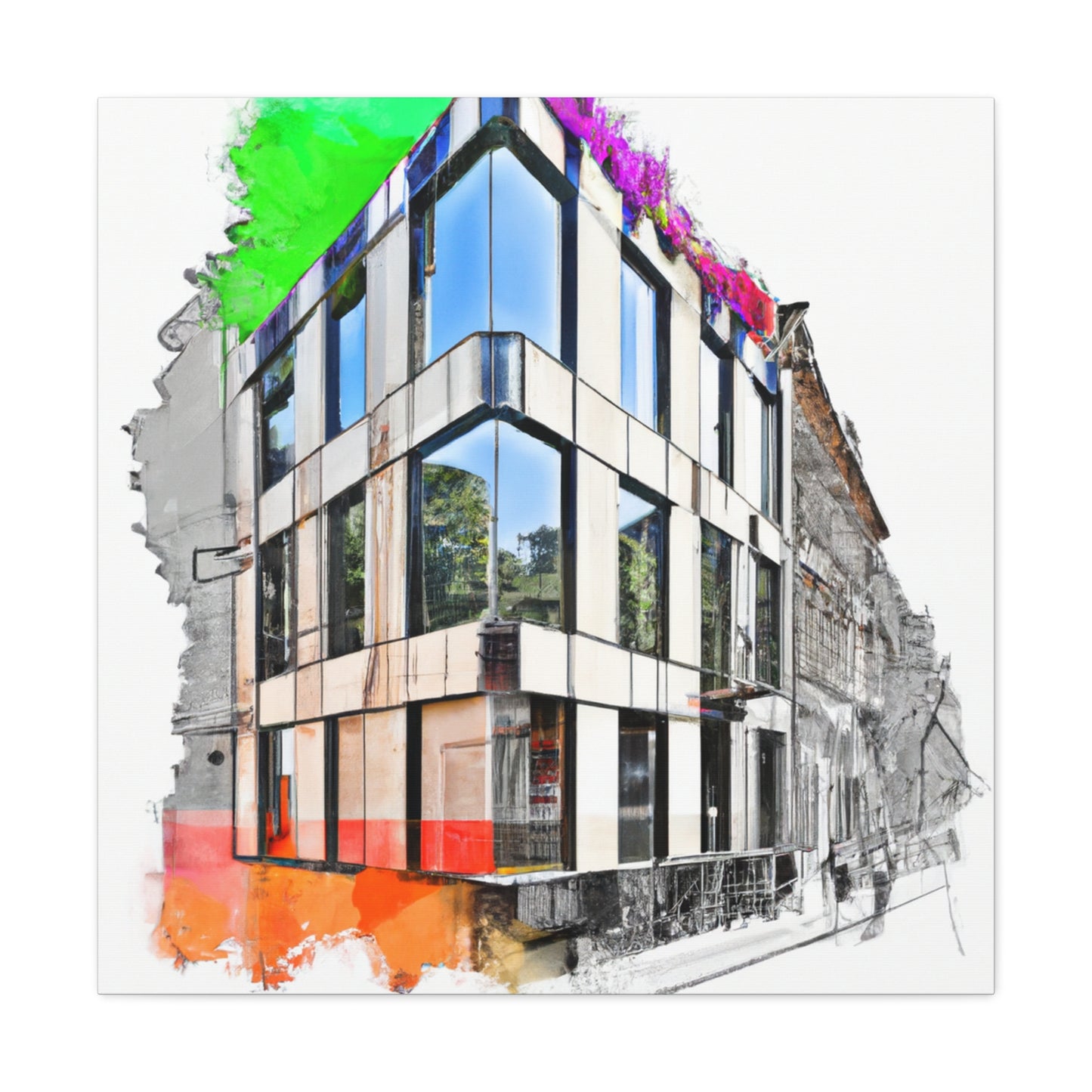 Amelia de León - Canvas - Architectural