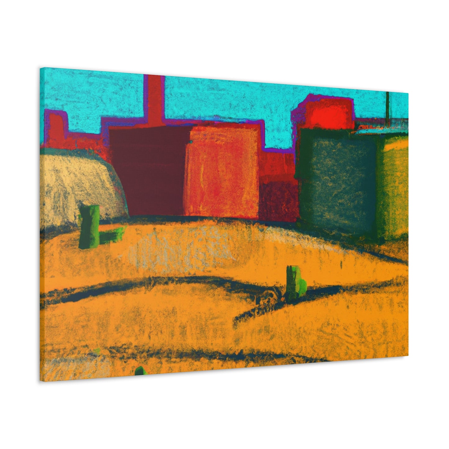 Desert Flame - Architectural - Canvas
