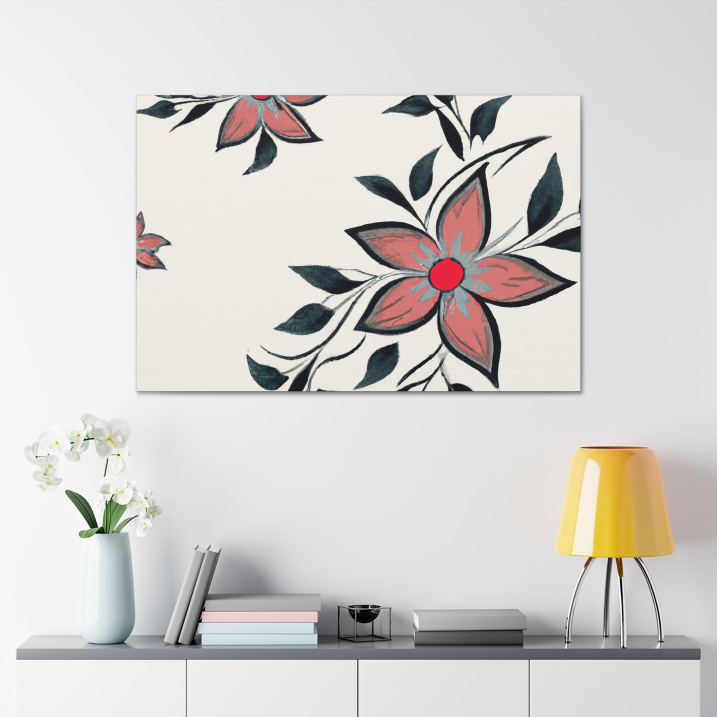 Camellion- Floral - Canvas