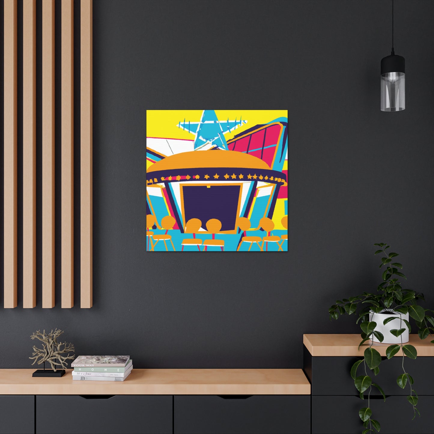 Rock-O-Rama Roller Rink - Canvas Pop Art