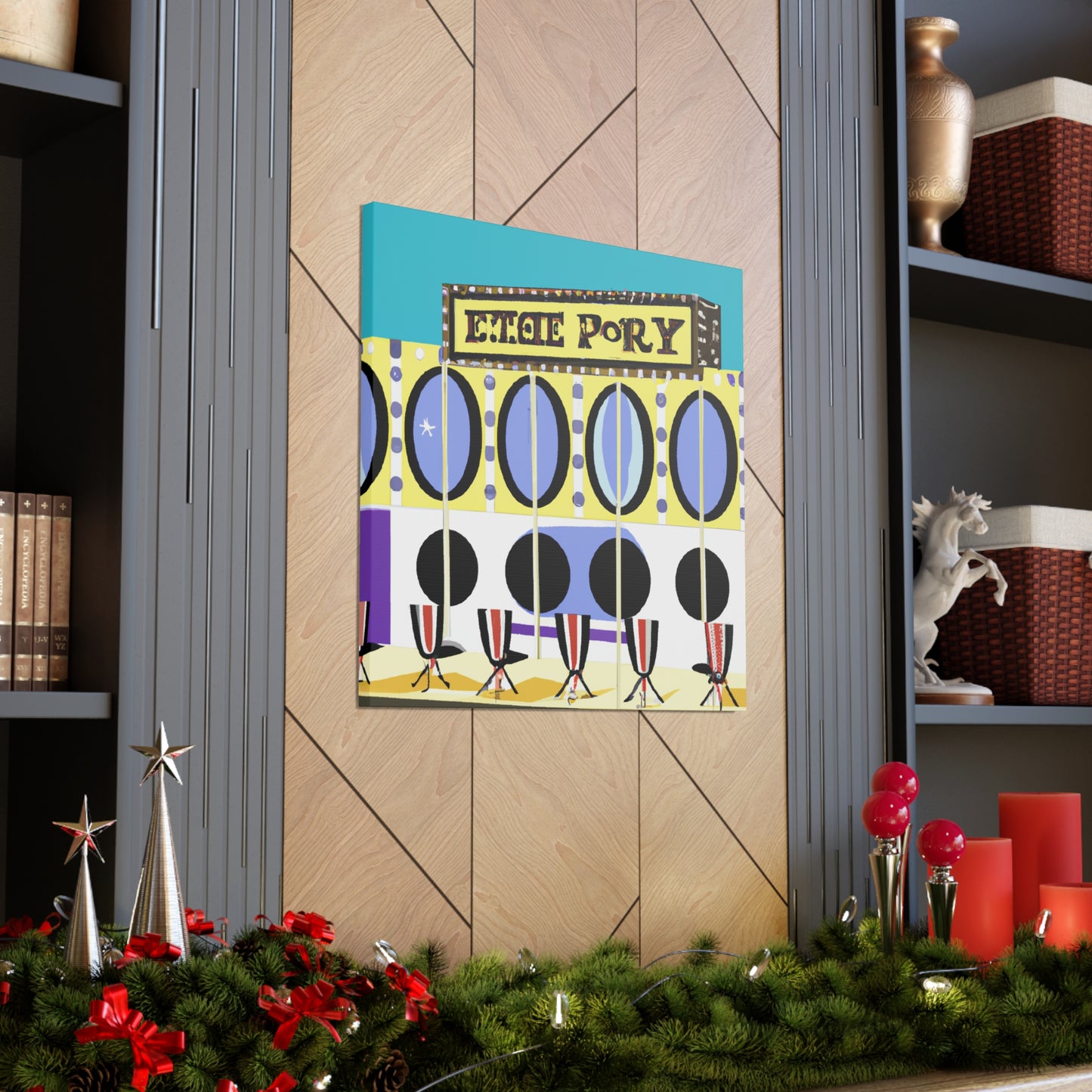 Kwik-Peep Mirror Shop. - Canvas - Pop Art