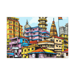 Golden Triangle - Destination India - Canvas