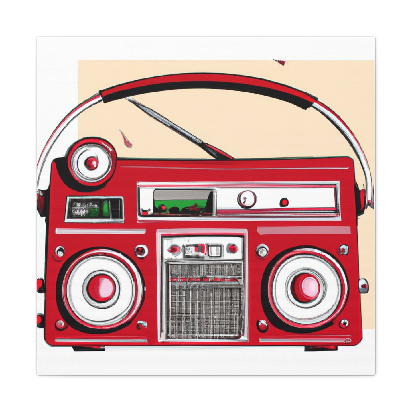 The Box - Retro Music and Film Canvas