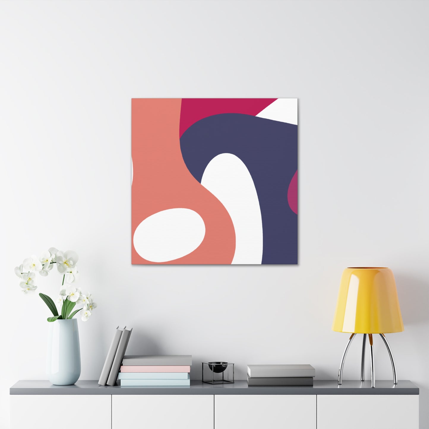 "Elegant Balance - Midcentury" - Canvas