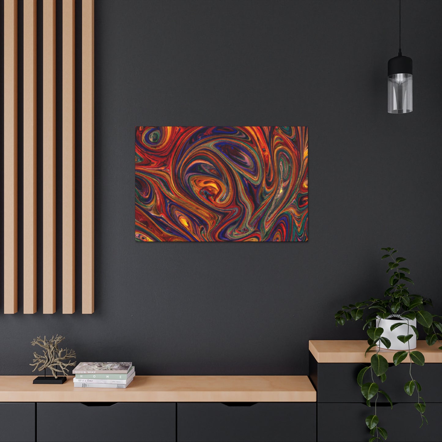 Burning Edges - Canvas - Abstract