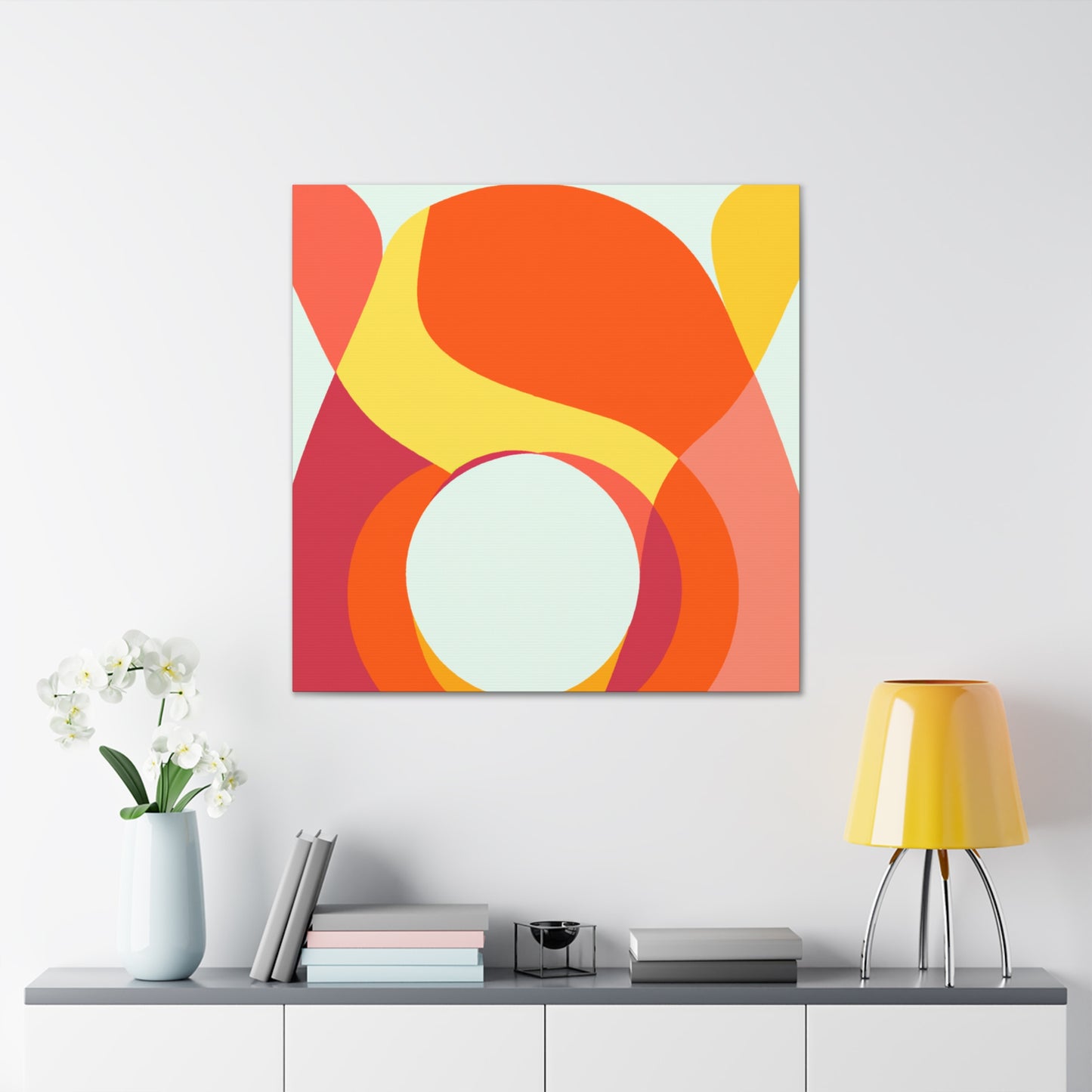 "Optical Illusions - Midcentury" - Canvas