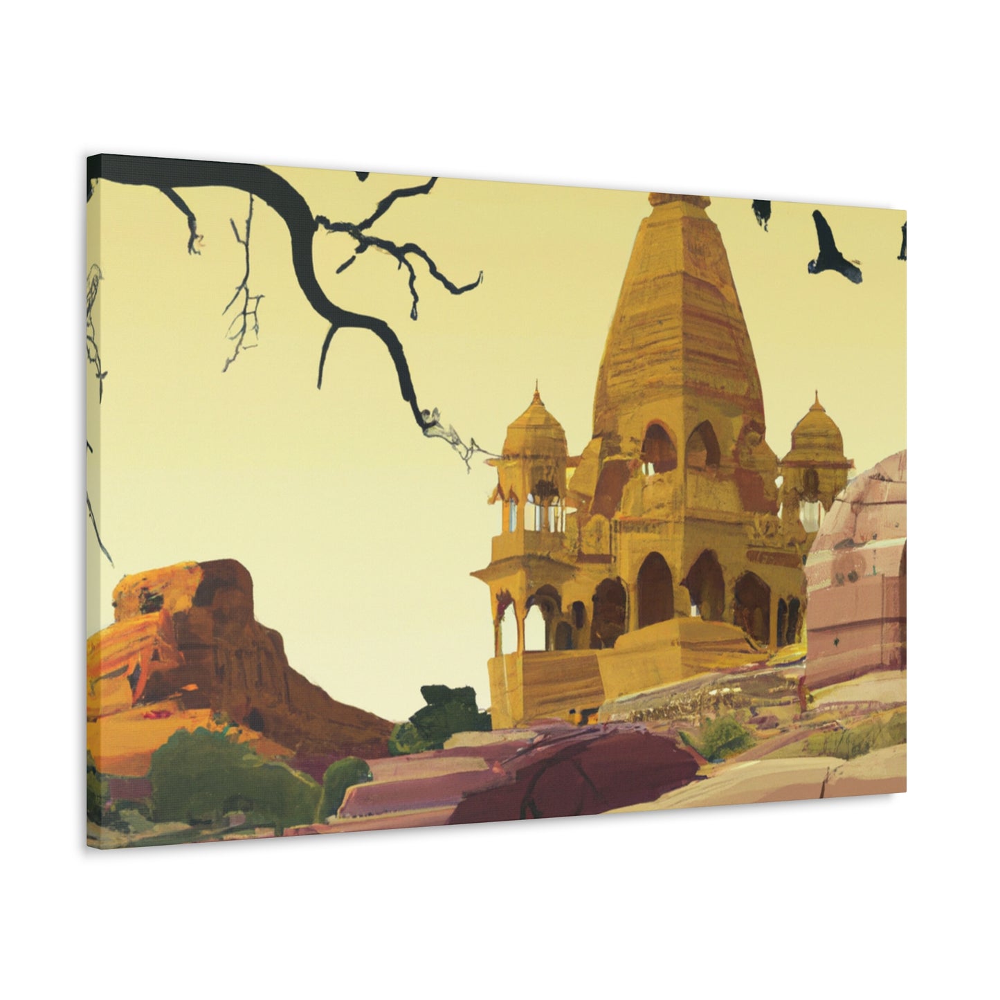 Lotus Land - Destination India - Canvas