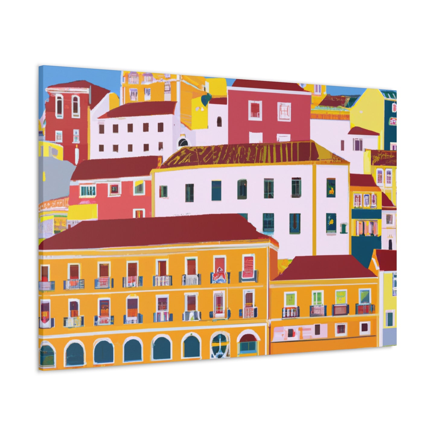 Vibrant Vista - Destination Portugal - Canvas