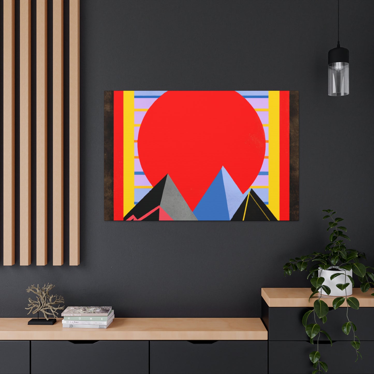Redsun - Midcentury Canvas