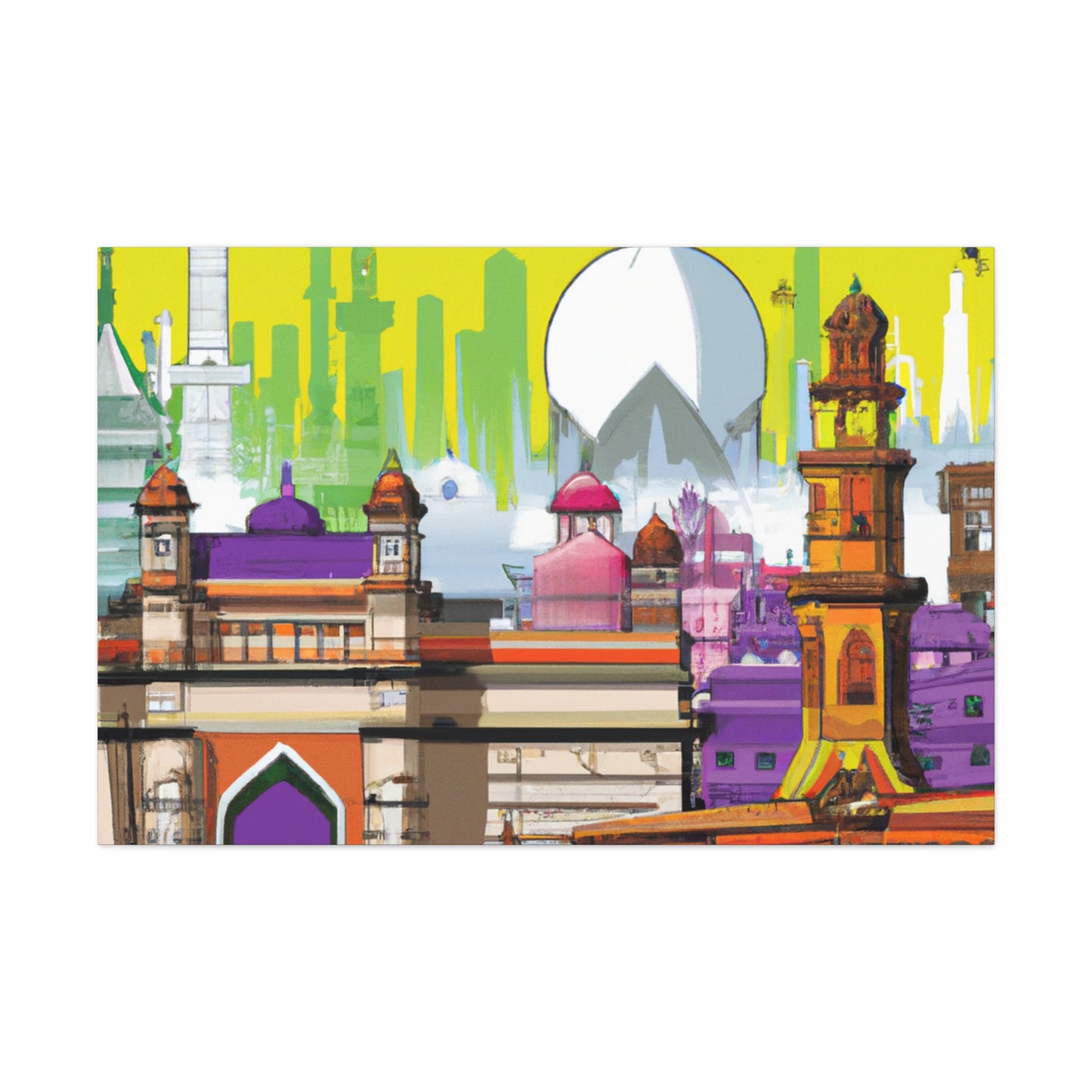 Ajanta Caves - Destination India - Canvas
