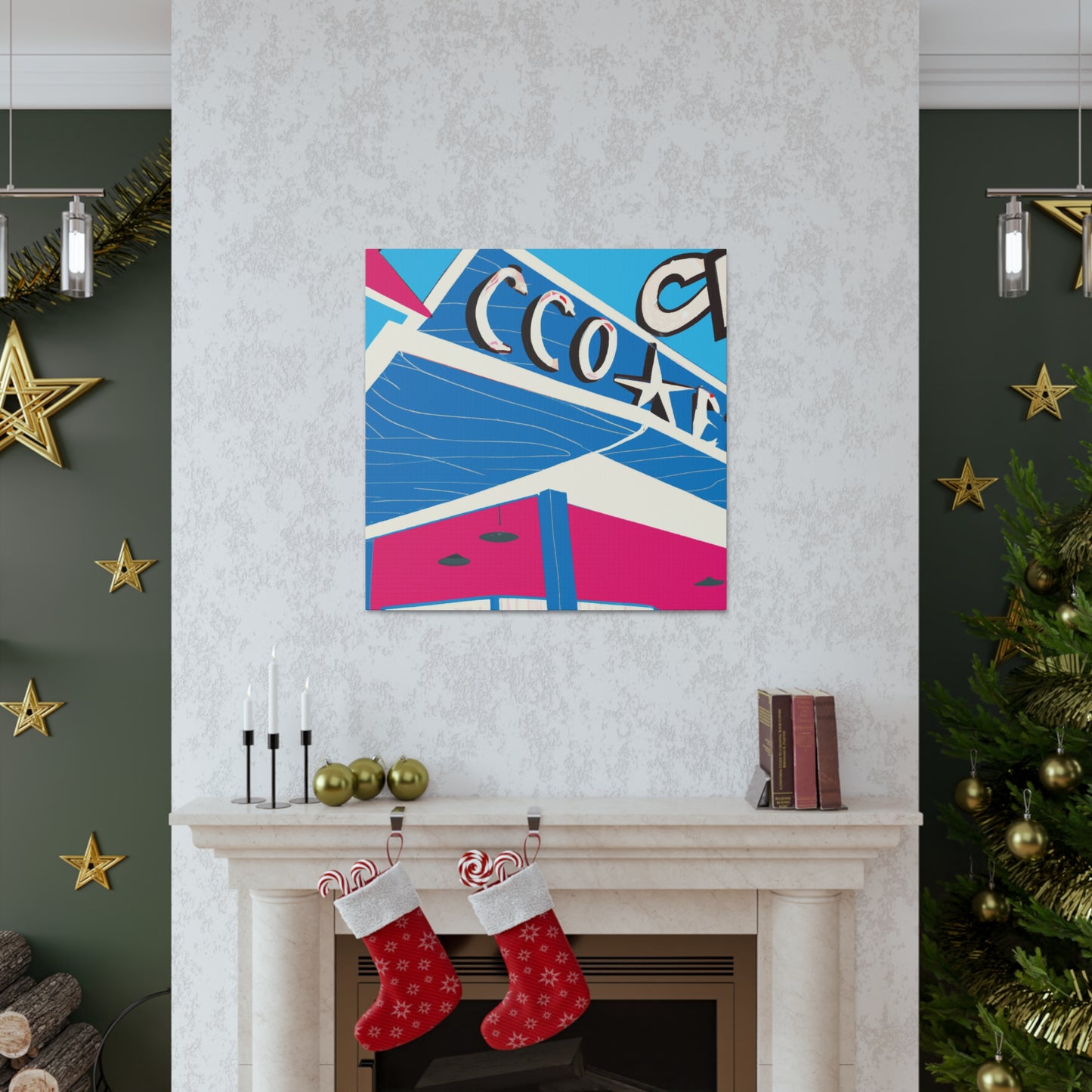 Sock-Hop Motel and Karaoke Lounge - Canvas - Pop Art