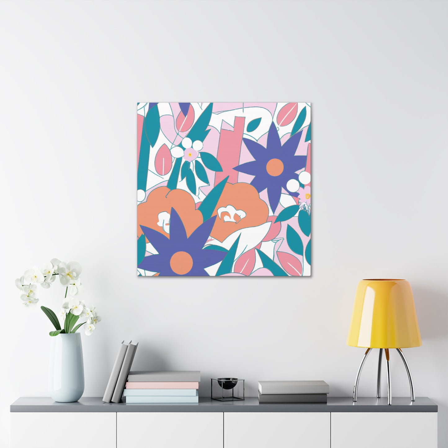 Blissful Bloom - Floral - Canvas