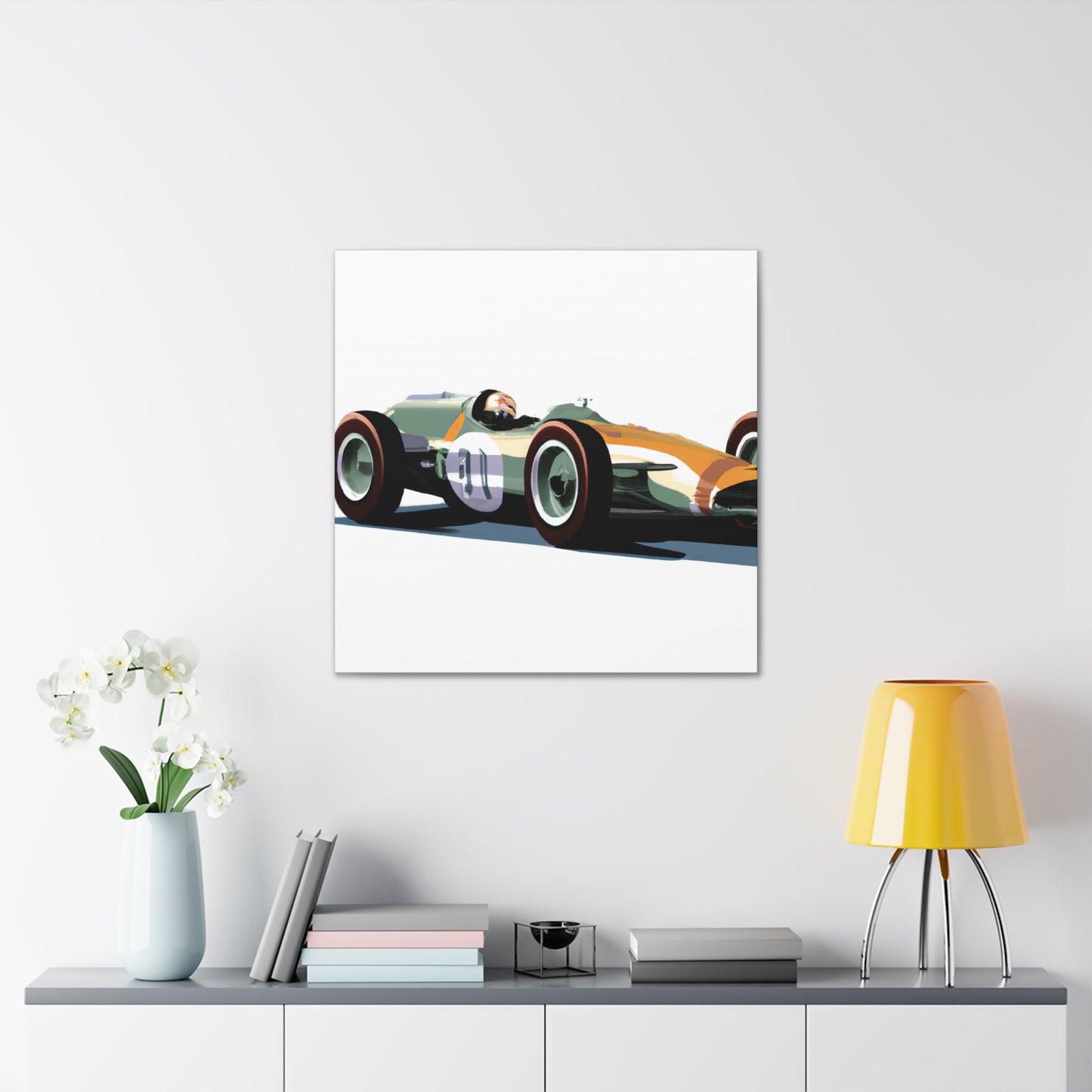 The Red Streak - Automobile - Canvas