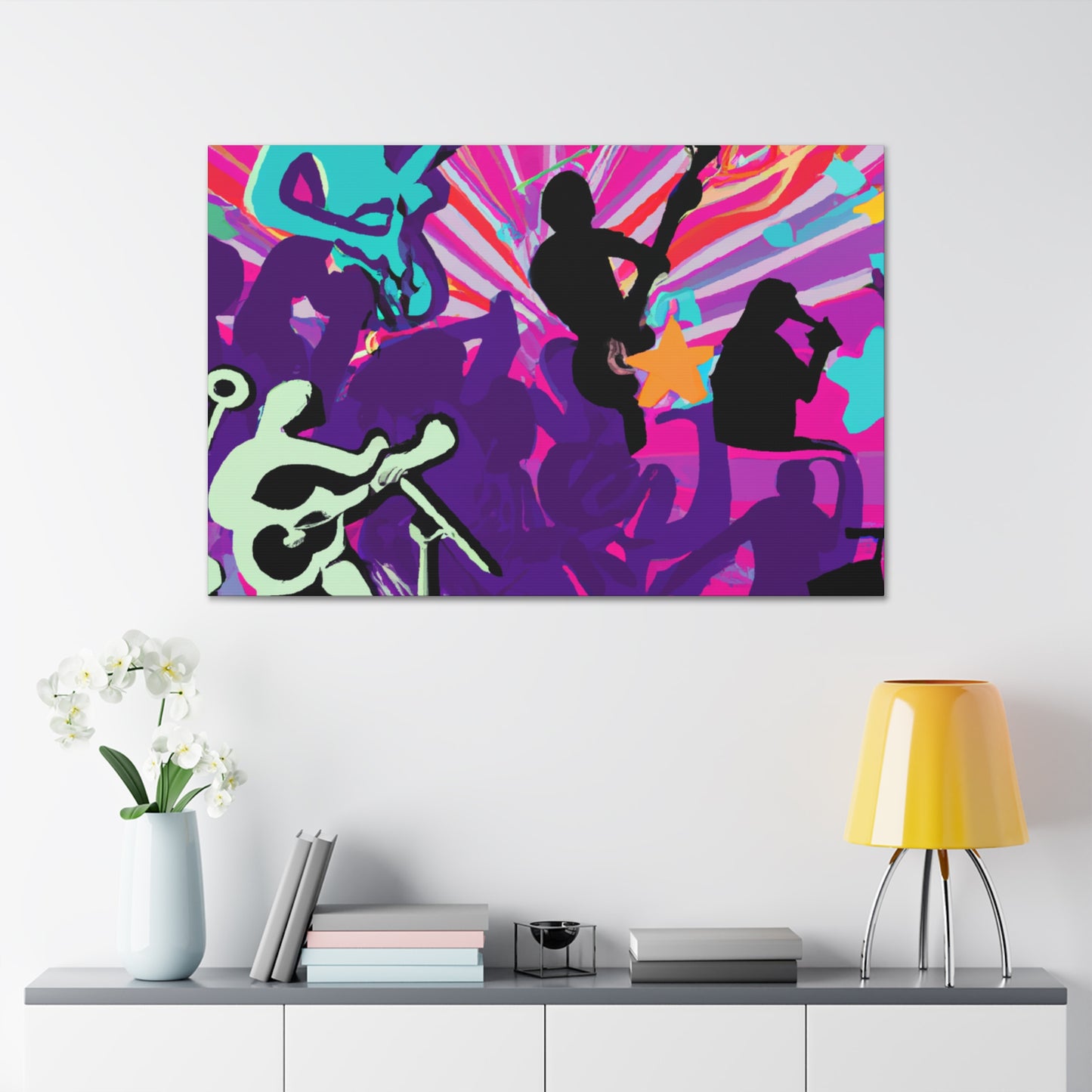 "American Beats - Retro Music" - Canvas