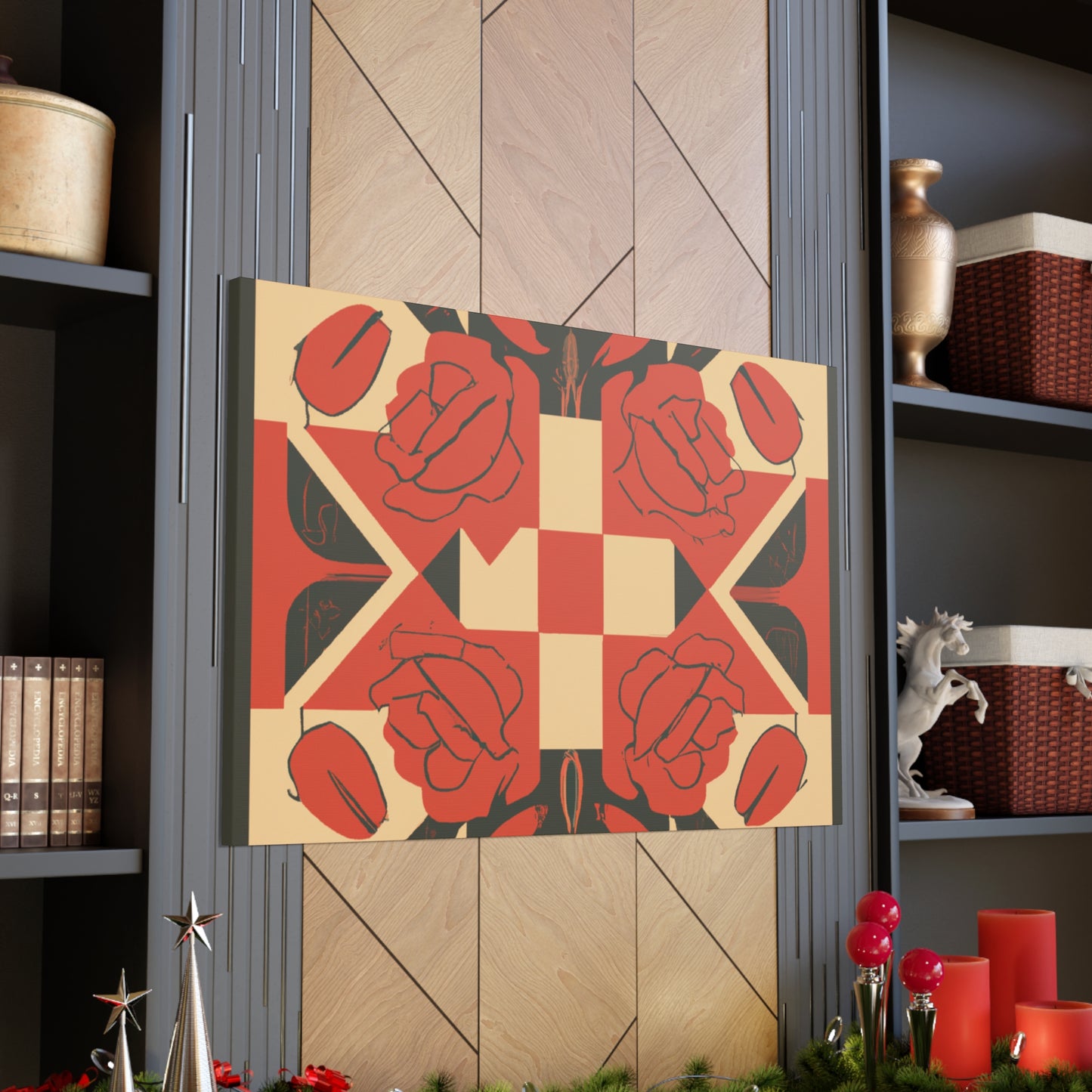 Game Of Roses - Midcentury Canvas