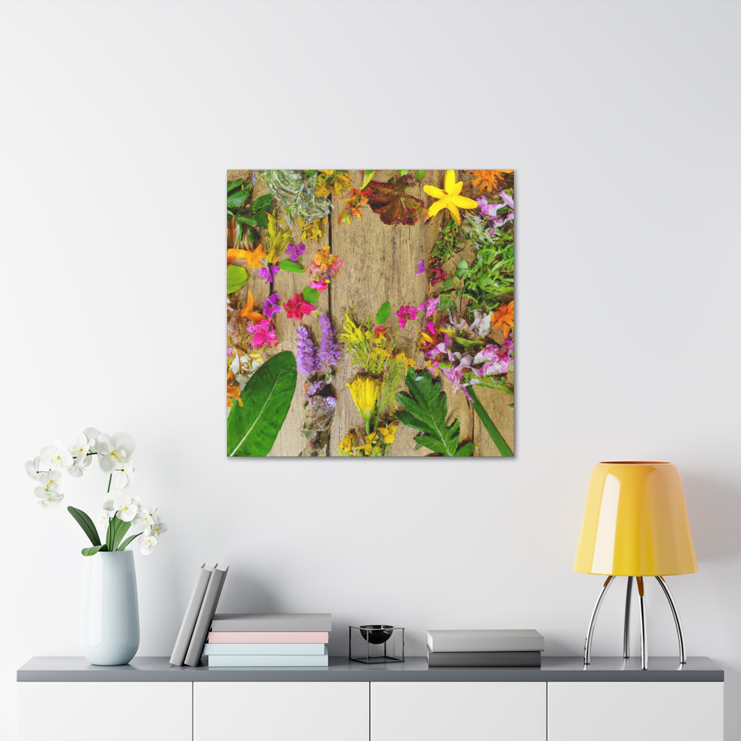 "Butterfly Blooms" - Canvas - Floral