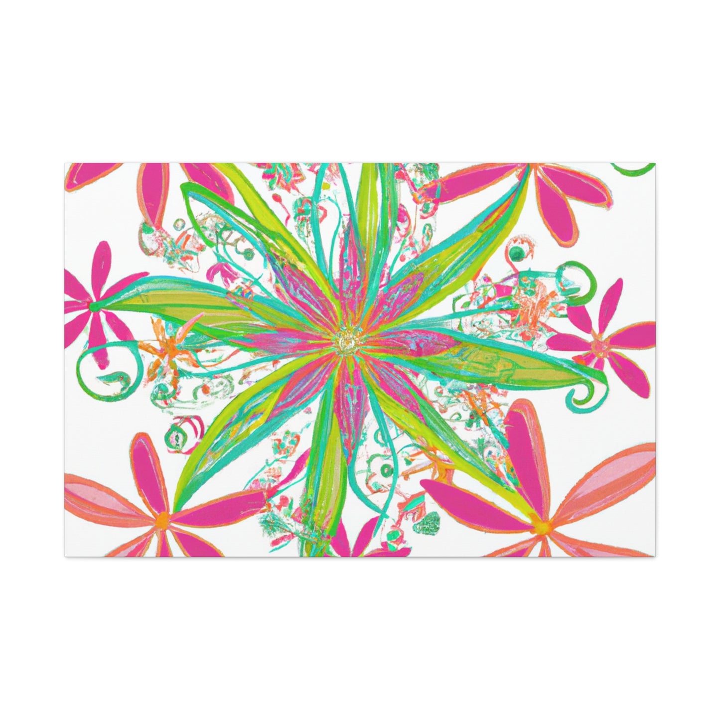 Dahlia Dreaming - Floral - Canvas