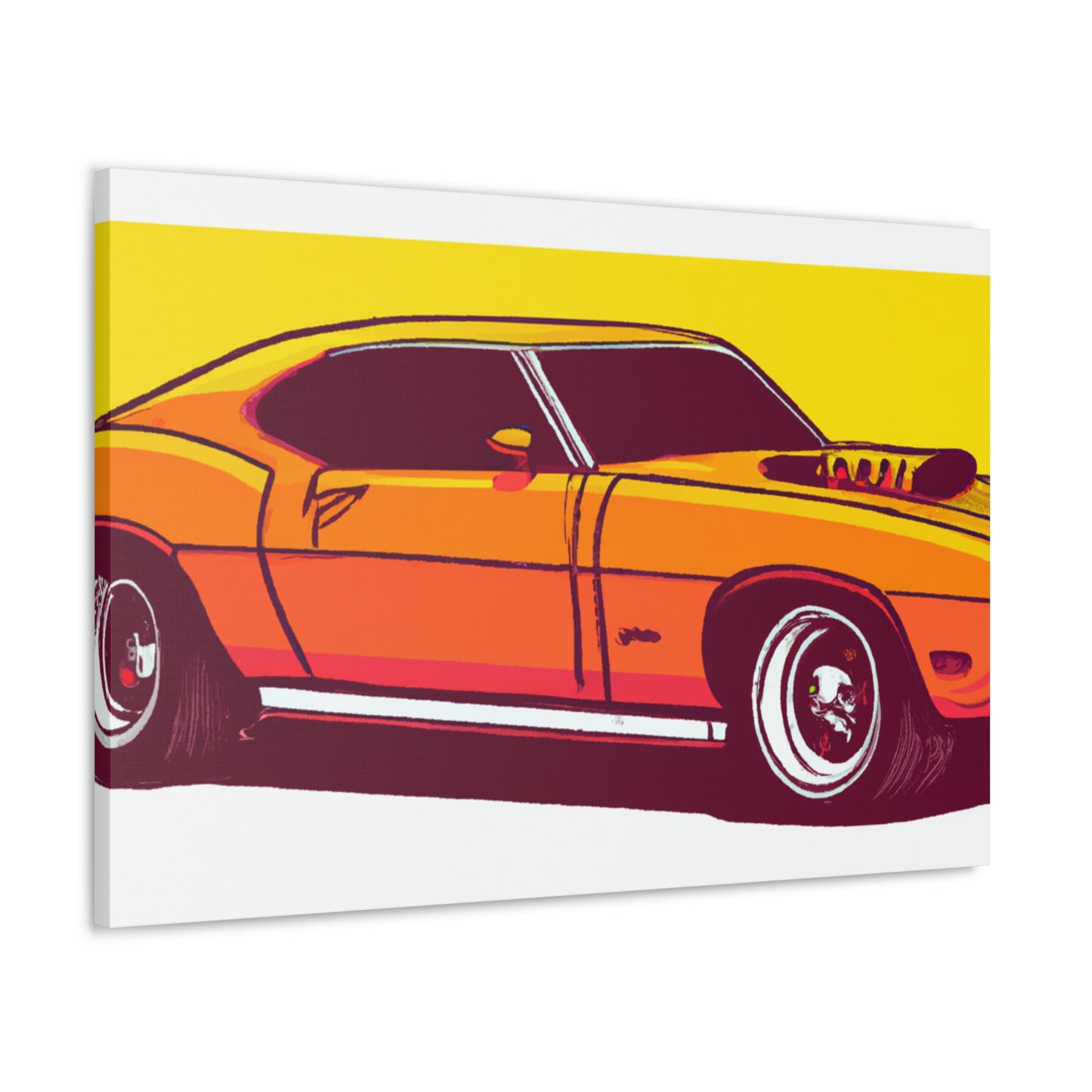 Traditional Flash - Automobile - Canvas