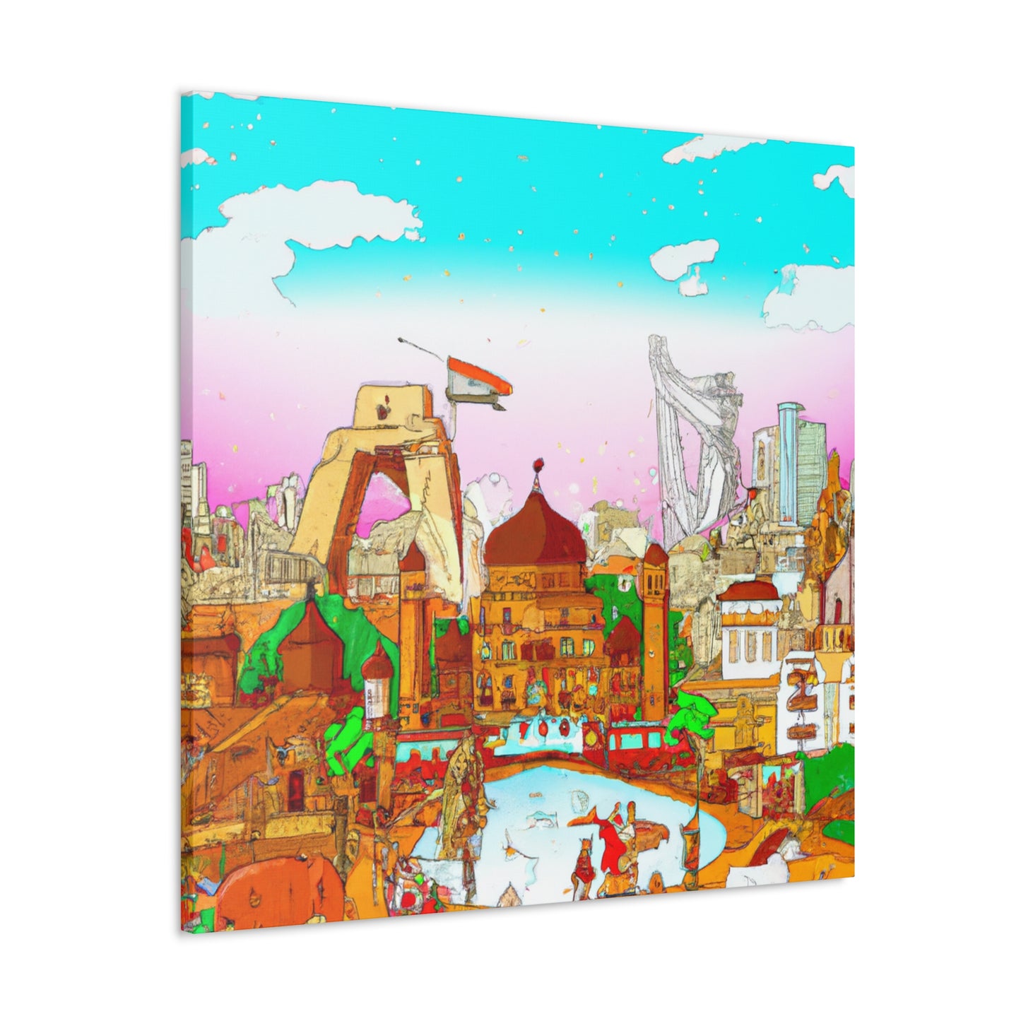 Kashmiri Splendour - Destination India - Canvas