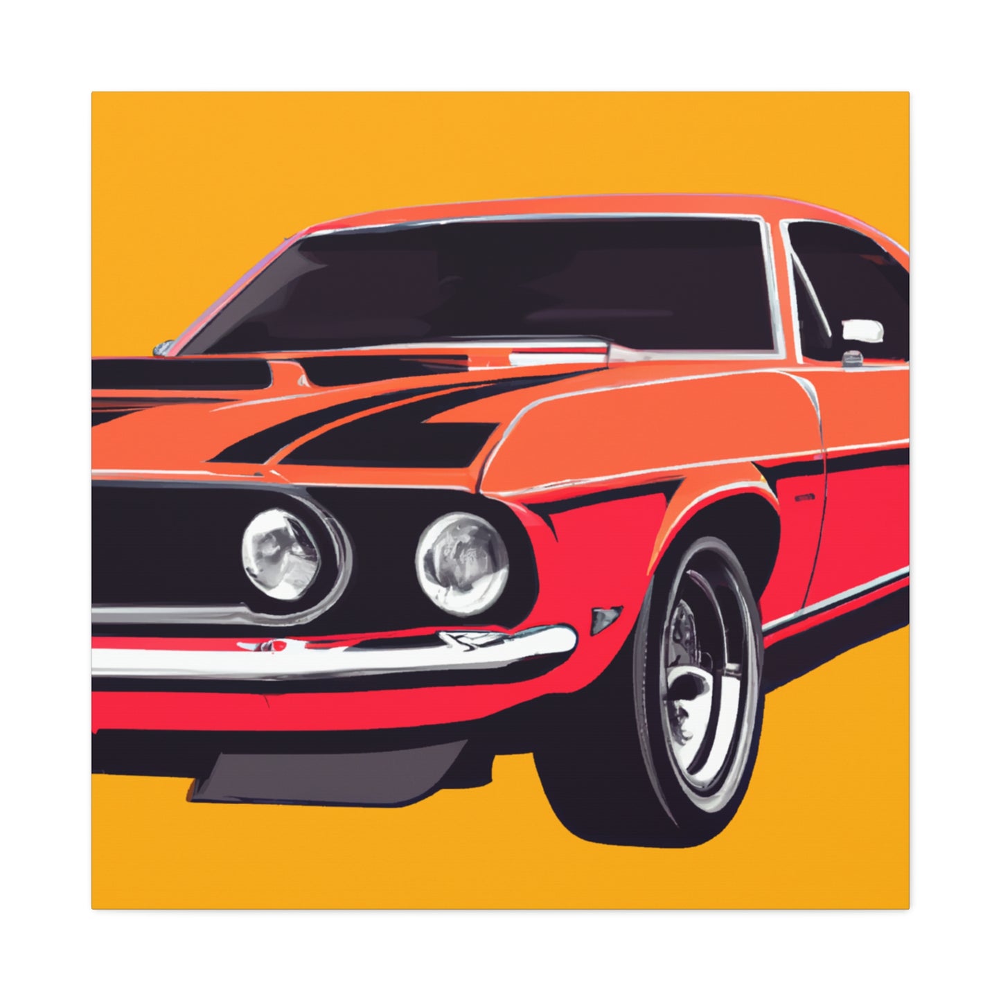 Hot Scorcher - Automobile - Canvas
