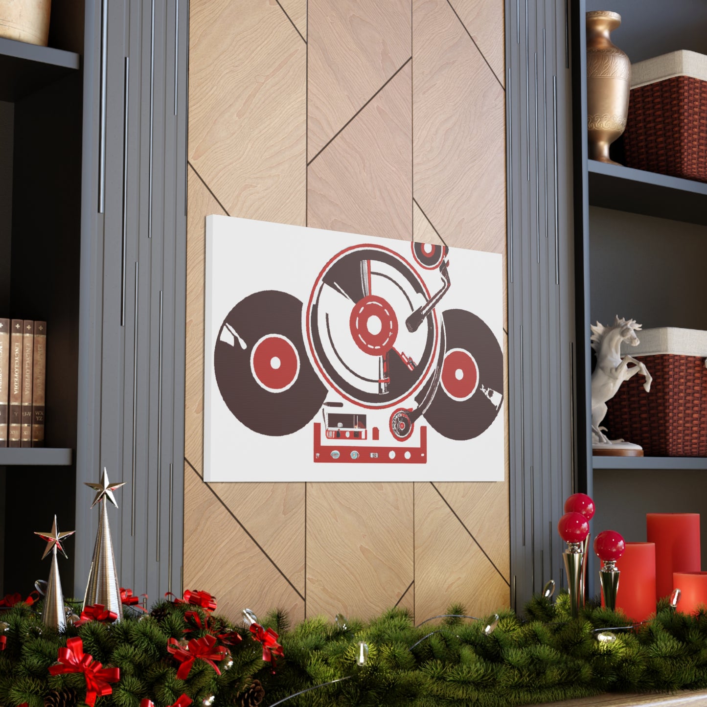 The Vinyl Emperors - Retro Music and Film Canvas