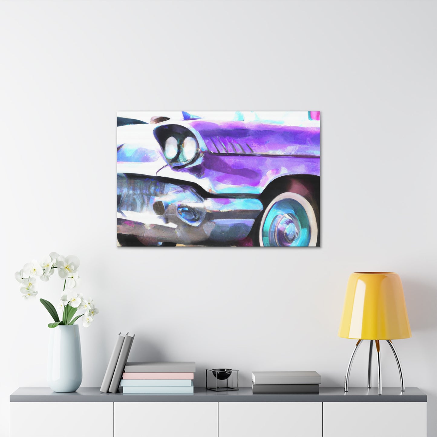 "Surging Tide". - Automobile Canvas