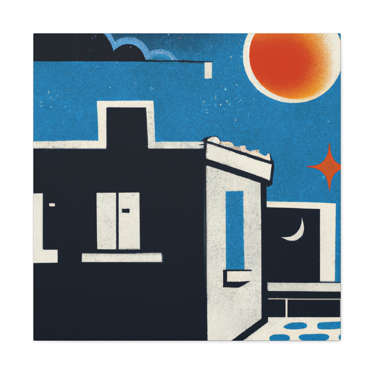 Funky Town - Midcentury Canvas