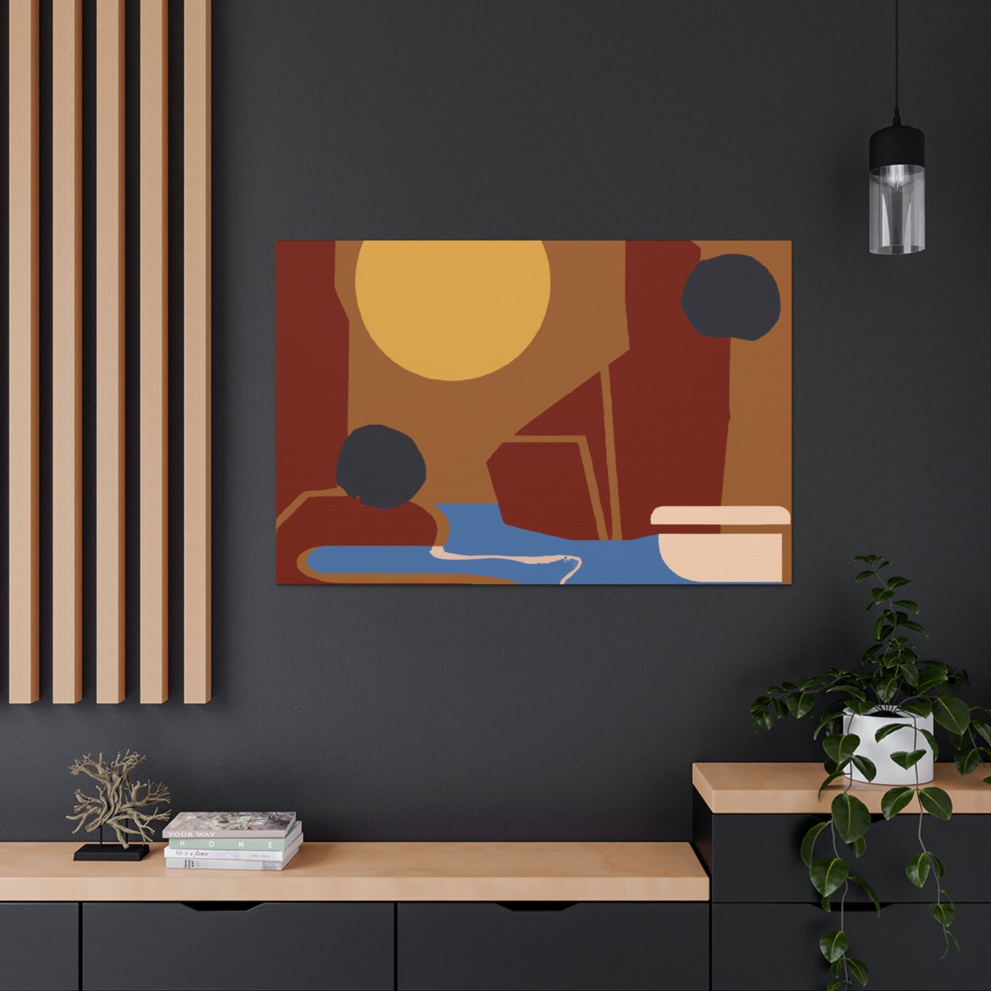 Private Time - Midcentury Canvas