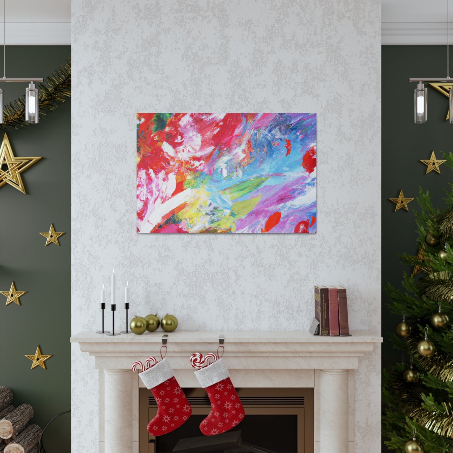 Glittering Horizon - Abstract Canvas
