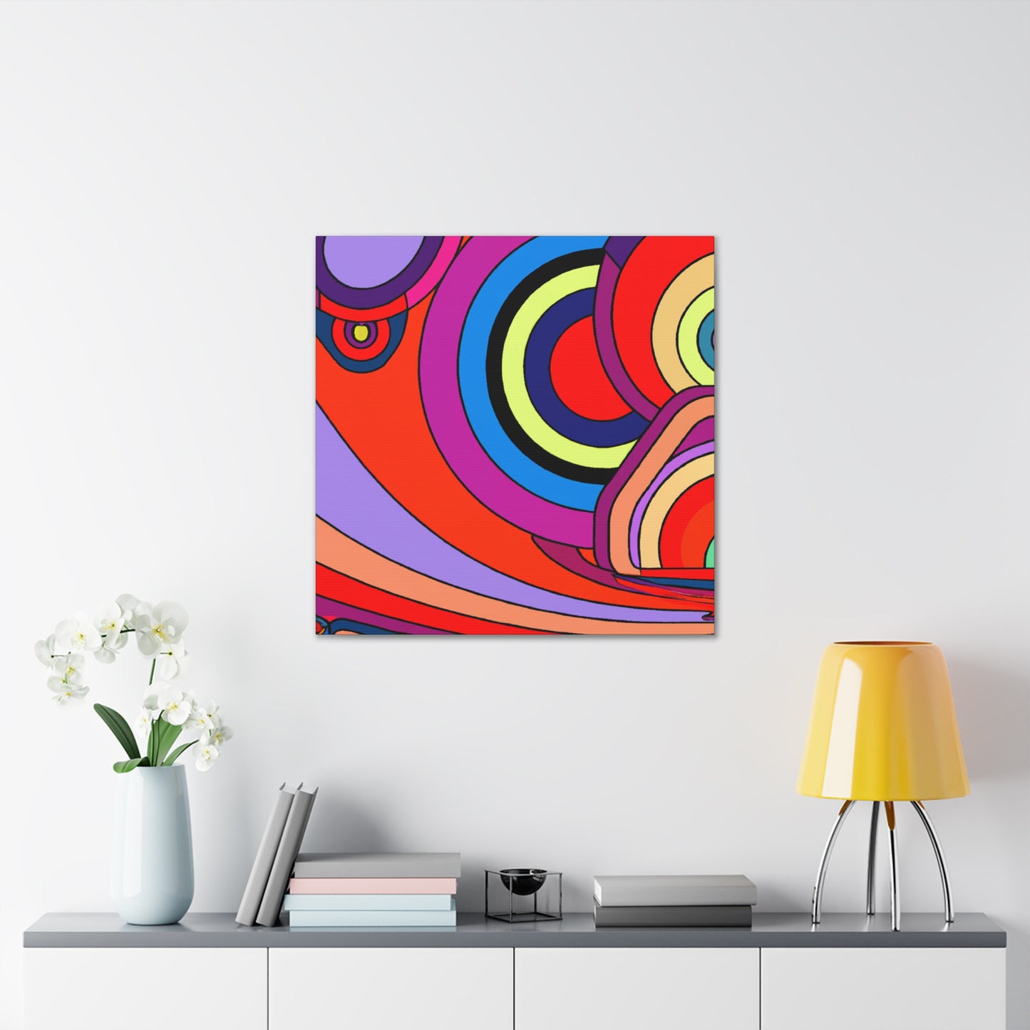 Rainbow Quench - Abstract - Canvas