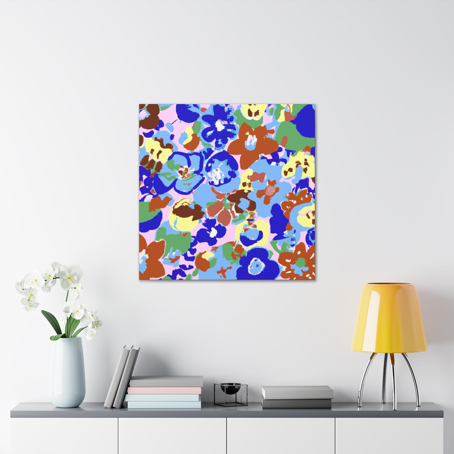 Serene Petals - Floral Canvas