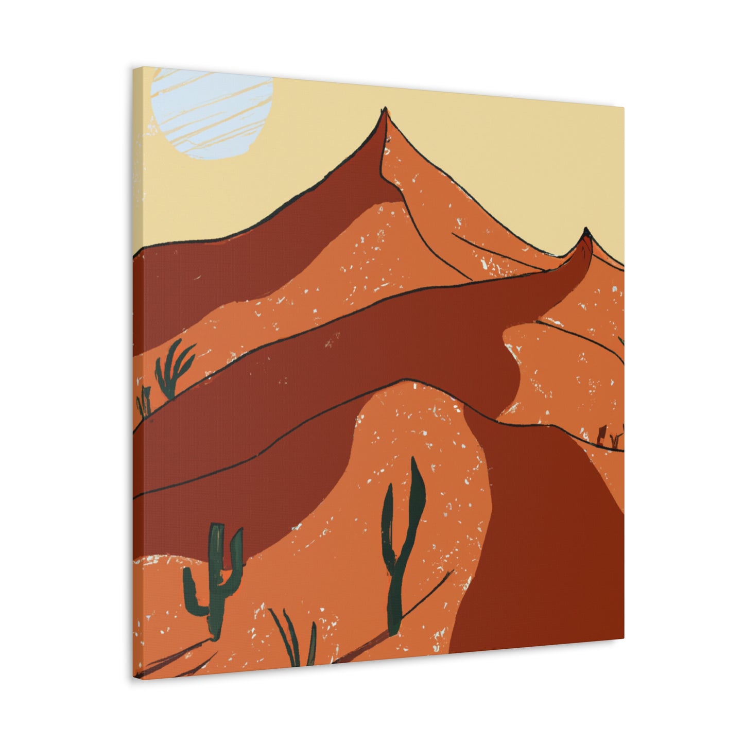 The Eliza - Vintage Contemporary - Desert = Canvas