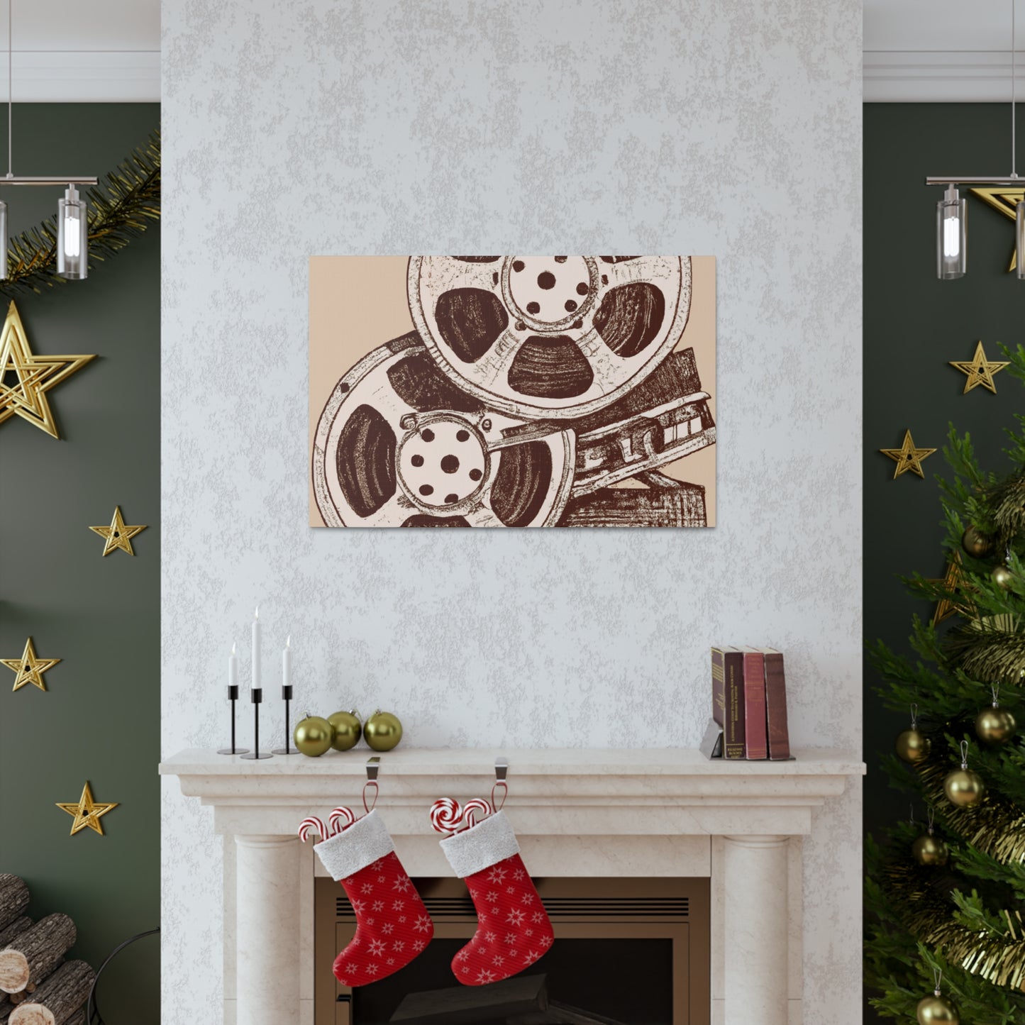 Reel Smashers - Retro Music and Film Canvas