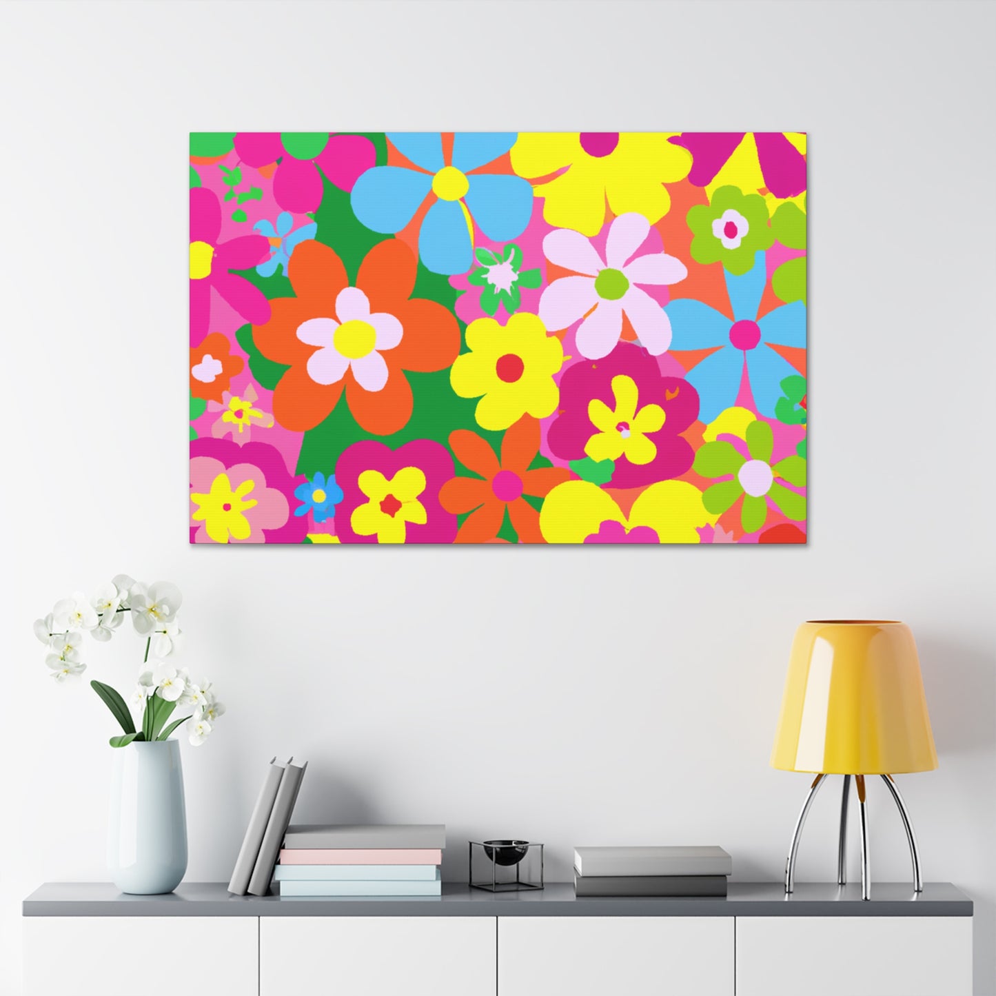 "Creating a Bouquet of Blooms: A Floral Adventure" -Floral Canvas